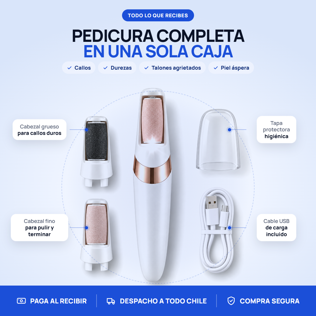 VIRAL 🔥 | Removedor Callos Eléctrico Recargable